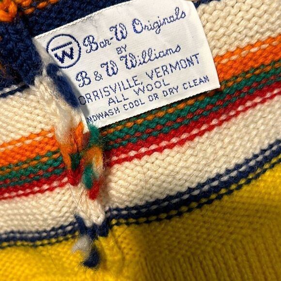 Bar W Original wool Vintage Ski Hat - Picture 2 of 4